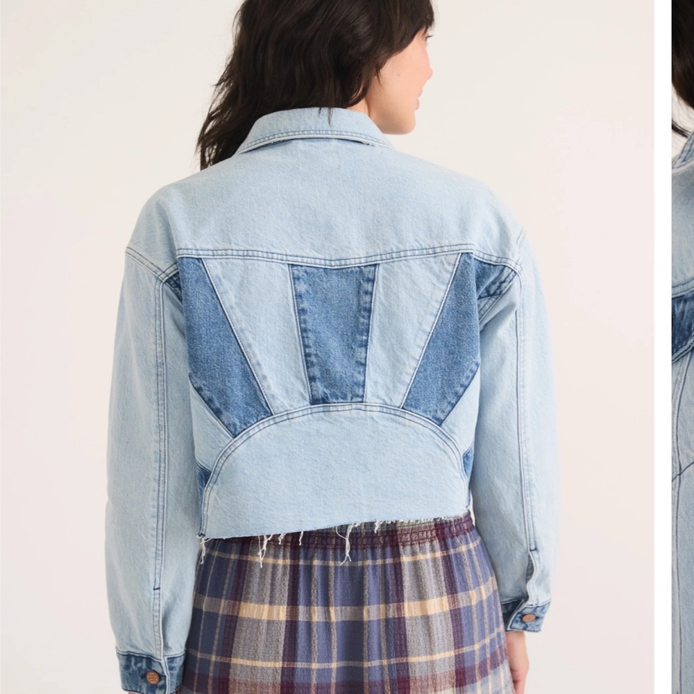 NEW Marine layer ray denim jacket - Picture 3 of 8